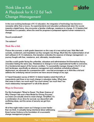 Change Management - First Page Preview