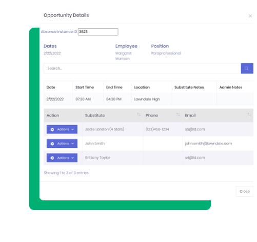 Sub Scheduling Slate