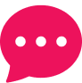 speech bubble with dots indicating message